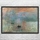 Monet Sunrise Impression Art Print