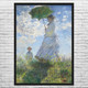 Monet Woman With a Parasol Art Print
