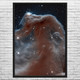 Horsehead Nebula Infrared Space Wall Art