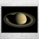 Saturn Top View Space Wall Art