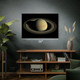 Saturn Top View Space Wall Art