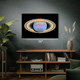 Saturn in Ultraviolet Space Wall Art
