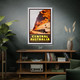 Central Australia Vintage Travel Art