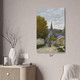 Monet Street in Sainte-Adresse Art Print
