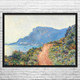 Monet Corniche Near Monaco Art Print