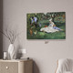 Monet Family in Their Garden Art Print