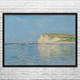 Monet Low Tide at Pourville Art Print