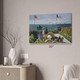 Monet Garden at Sainte-Adresse Art Print