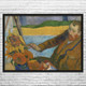 Painter of Sunflowers Van Gogh Portrait Art Print