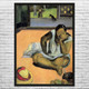 Paul Gauguin Brooding Woman Art Print