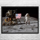 Astronaut Lunar Leap Space Wall Art