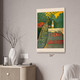 Cognac Jacquet Peacock Vintage Ad Wall Art