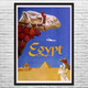 Egypt Vintage Travel Art