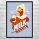 Milk for Warmth WPA Poster Art
