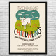 Childrens Art Exhibit WPA Poster Art