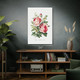 Rose Myrtle & Ivy Botanical Art Print Rose Myrtle & Ivy Botanical Art Print