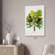 Oak Leaves Botanical Art Print Oak Leaves Botanical Art Print