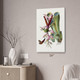 Hummingbird & Butterfly Botanical Art Print