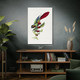 Parakeet & Fruit Botanical Art Print