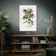 Barbet Bird & Butterfly Botanical Art Print