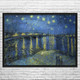 Van Gogh Starry Night Over the Rhone Art Print