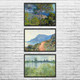 Monet Landscapes Art Prints Set of 3