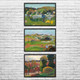 Paul Gauguin Landscapes Art Prints Set of 3