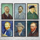 Van Gogh Self Portraits Art Prints Set of 6