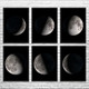 Phases of the Moon Space Wall Art Set of 6