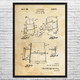 Charcoal Chimney Starter Patent Wall Art