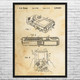 Game Boy Patent Wall Art