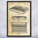 Atari 2600 Retro Game Console Patent Wall Art