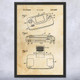 Game Gear Patent Wall Art