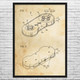 Super SNES Controller Patent Wall Art