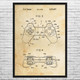 PS1 Controller Patent Wall Art