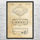 Console Patent Wall Art