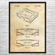 Saturn Video Game Console Patent Wall Art