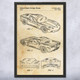 Corvette C6 Car Patent Wall Art