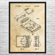 Video Game Cartridge Patent Wall Art