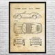964 Sports Car Patent Wall Art