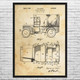 Willys Army Truck Patent Wall Art