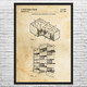 Mushroom Cultivation Patent Wall Art