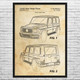 G Wagon Patent Wall Art