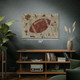 Football Cave Art Print