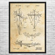 Diamond Kite Patent Wall Art