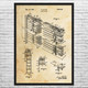 Venetian Blinds Patent Wall Art