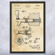 Beer Tap Patent Wall Art