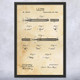 Fountain Pen Patent Wall Art