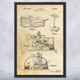 Pool Vacuum Patent Wall Art