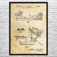 Bowling Ball Return Patent Wall Art